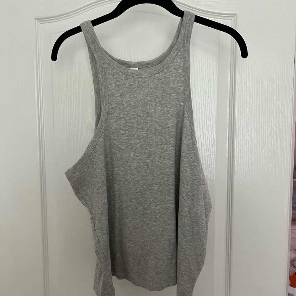 BP Ribbed Gray Tank SZ 1X